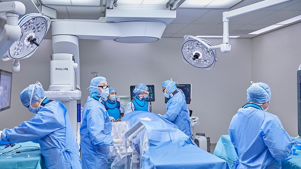 Philips Azurion 7 M20 with Flexarm minimally invasive surgery