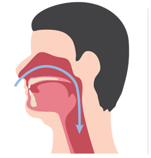 Non obstructed airway